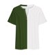 thumbnail image 5 of Plus Tamaño de las Mujeres Blusas, Cuello en V Casual Suelto Manga Corta Superior, Impresión Blusa Poliéster Spandex, 5 of 8