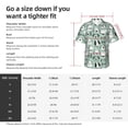 thumbnail image 4 of Picia Puppy Gentle Cotton Regular Fit Short Sleeve Casual Hawaiian Shirt for Men-3X-Large, 4 of 8