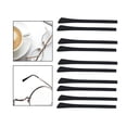 thumbnail image 3 of facefd 10 Pcs Embouts de Temple en Silicone Coussin de Confort Noir, 3 of 9