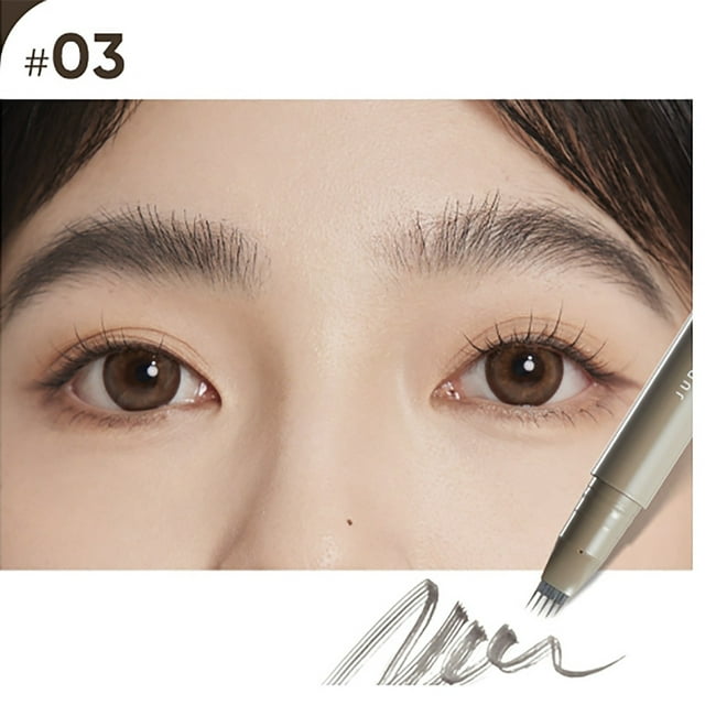 Riforla Liushui Crayon à Sourcils pour Modification de la Ligne de Cheveux 2 en 1 Outils de Beauté
