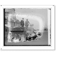 thumbnail image 2 of Historic Framed Print, [Two persons standing on tank outside Capitol building], 17-7/8" x 21-7/8", 2 of 9