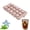 Pink, variant on NUOKO Silicone Star Ice Molds for Freezer, Reusable Ice Cube Trays for Cocktails, Whiskey & Chilled Drinks Star Shape Flexible 15 Ice Cube Tray Mold Rubber Novelty Gag Gift