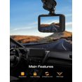 thumbnail image 2 of Dash Cam delantera y trasera, Mini Dash Cam 1080P Full HD, pantalla IPS, 2 formas de montaje, visión nocturna, bloqueo de accidentes, grabación en bucle, monitor de estacionamiento, 2 of 5