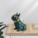 thumbnail image 4 of Estatua de perro Zulema Cerámica Verde Regalo de cumpleaños, 4 of 5