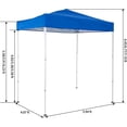 thumbnail image 4 of 6x4 Ft Pop-Up Canopy Tent Outdoor Portable Instant Shelter Folding Canopy with Carry Bag(Royal Blue), 4 of 6