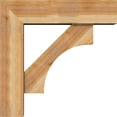 thumbnail image 3 of Ekena Millwork 8"W x 30"D x 30"H Westlake Block Rough Sawn Bracket w/ Offset Brace, Western Red Cedar, 3 of 25
