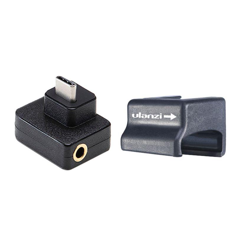 Audio Adapter For CYNOVA DJI Osmo Action Microphone External 3.5mm Mic