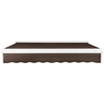 thumbnail image 4 of Awntech 14' x 10' Full Cassette Left Motorized Patio Retractable Awning, Brown, 4 of 7
