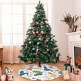 thumbnail image 7 of Rateoe Dinosaur (2) Print Christmas Tree Skirt 30" for Xmas Holiday New Year Party Circle Tree Mat Ornaments Decoration, 7 of 7