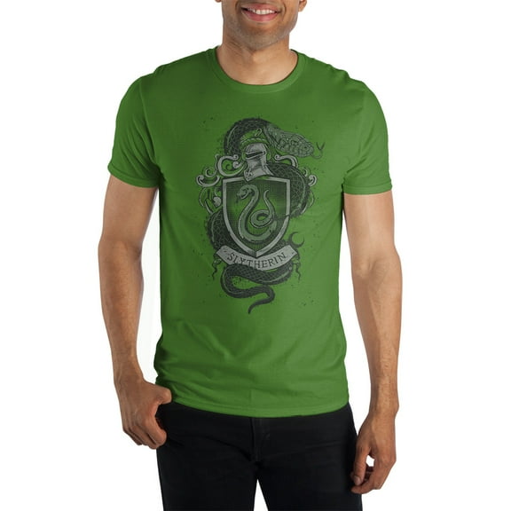 Harry Potter House Slytherin Coat of Arms Short-Sleeve T-Shirt-Medium