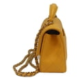thumbnail image 3 of Pre-Owned CHANEL AS2431 Yellow Lambskin G Hardware Top Handle Mini Matelasse 20 Shoulder Bag..., 3 of 12
