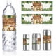 thumbnail image 1 of 30 hojas de etiquetas para botellas de agua con temática de safari, pegatinas con diseño de tigre, león y jirafa para botellas de agua, etiquetas personalizadas para botellas de agua potable., 1 of 9