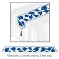thumbnail image 4 of Beistle Blue Printed Grad Cap Paper Table Runner (Case of 12), 4 of 6