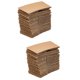 thumbnail image 1 of 100 fundas de cartón para tazas de café expreso con aislamiento térmico para exteriores, 1 of 6