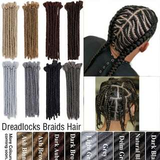 SATINIOR 6 Pieces Unisex Dreadlock Bands Tubes Elastic Braids Cap Long Hair Dreads Head Wrap Soft Bonnet Tube Headbands for Men Women (Cute Color)