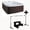 Arctic White/ Espresso, variant on Lifesmart LS450DX Accessory Bundle - 7 Person, 22-Jet, Plug & Play Spa, Sea Salt/ Espresso Brown with a cover lifter and spa steps included!