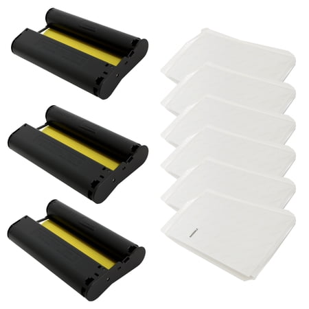 Genuine Canon KP-108in (3115B001) Color Ink / Paper Set for Selphy CP220 / 330 / 400 / 510 / 600 / 710 / 720 / 730 / 740 / 760 / 770 / 780 / 790 / 800 / 900 / 910