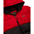 thumbnail image 3 of iXtreme Boys' Winter Jacket - Fleece Lined Bubble Puffer Water Repellent Ski Jacket with Winter Hat (Size 8-18), 3 of 7