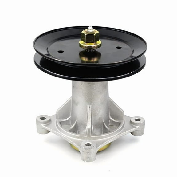 OEM Replacement Spindle Assembly with Pully Compatible with Husqvarna 21546238, 21546299, 587819701 FITS Models AYP 42", 46", 48" and 54" Decks