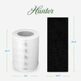 thumbnail image 3 of Hunter Fan Company H-HF670-VP Replacement Filter Value Pack with HEPA EcoSilver Pre-Filter for HP670 Air Purifier Series, 3 Piece Set, White, 3 of 8