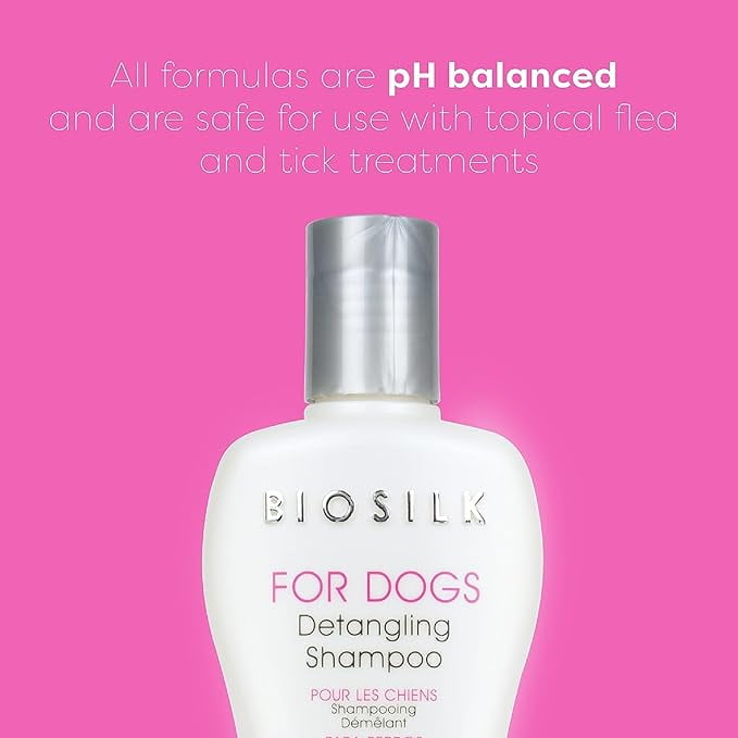 BioSilk Silk Therapy Detangling Dog Shampoo, 12 oz photo 3