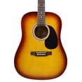 thumbnail image 5 of Fender SA-150 Squier Dreadnought Acoustic Guitar - Sunburst w/ Gig Bag, 5 of 6