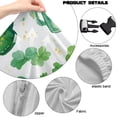 thumbnail image 6 of Jiueut Green Shamrock Beer Pattern Gaming Chair Cover Set of 4, Breathable Rotating Chair Slipcovers High Back Computer Chair Protector with Armrest Covers Saint Patrick's Day Decor, 6 of 7