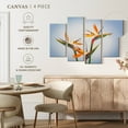 thumbnail image 5 of Elephant Stock Yellow Strelitzia Wall Art - Horizontal Multi Panel Canvas - Living Room Wall Decor - Floral And Botanical Multi Panel - Blue And Green Decor - 68" x 42", 5 of 8