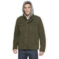 thumbnail image 4 of Men's Levi's® Hooded Sherpa Lined Trucker Jacket Color: Workwear Brown Size: S, 4 of 4