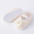 thumbnail image 6 of EnJoCho Cute Walking Shoes for Toddler Girls Baby Shoes with Hair Band Fashion Soft Soled Toddler Shoes Versatile Dress Flower Princess Shoes Baby Girl Shoes 0-6 6-12 Months, 6 of 7
