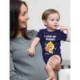 thumbnail image 2 of 1st Mothers Day Baby Shark Doo Doo Doo Outfit Mom Gifts Baby Boy Girl Bodysuit Our 1st Mother's Day Navy 6M (3-6M), 2 of 6