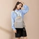 thumbnail image 5 of Mochila de tela Oxford para mujer, moderna, de moda, combinable, de gran capacidad, informal, para viaje, mochila escolar, mochila de lona, 5 of 5