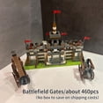 thumbnail image 2 of Besiege Castle Building Blocks (656+ Pieces) Toy with Random Figures, Desk Ornament, 2 of 6