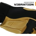 thumbnail image 4 of Material4x M-Pact Gloves - Abrasion-Resistant Gloves for Hand Safety - Machine Washable - Breathable - Secure - Tear-Resistant - Durable - Brown/Black - Small, 4 of 4