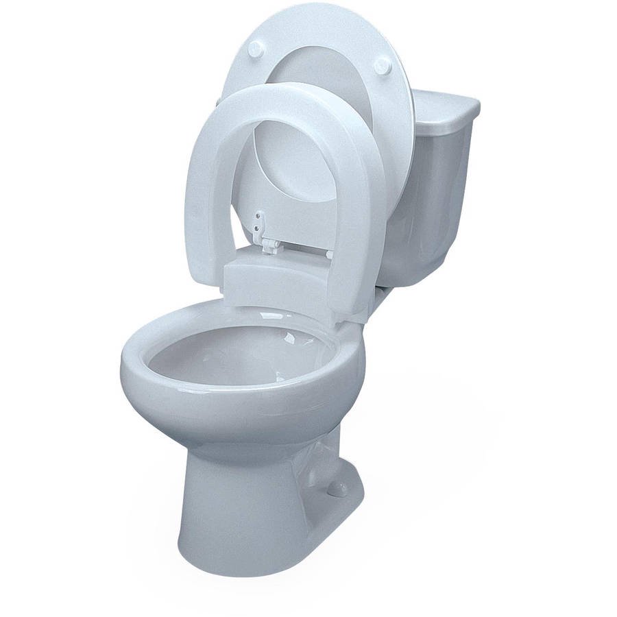 Medline Standard Raised Toilet Seat Without Arms