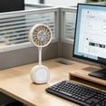 thumbnail image 2 of Clip On Mini Fan,Dual Purpose Magnetic and Clamp Base Enables Flexible Multi Spot Fixation,Rechargeable Three Speed Portable Cooling Fan for Youngster Desk Bedside and Outdoor Stroller Cooling, 2 of 6