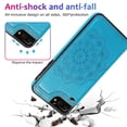 thumbnail image 3 of Funda para iPhone 7 Plus 8 Plus con tarjetero de piel sintética con estampado de flores de datura, 3 of 5
