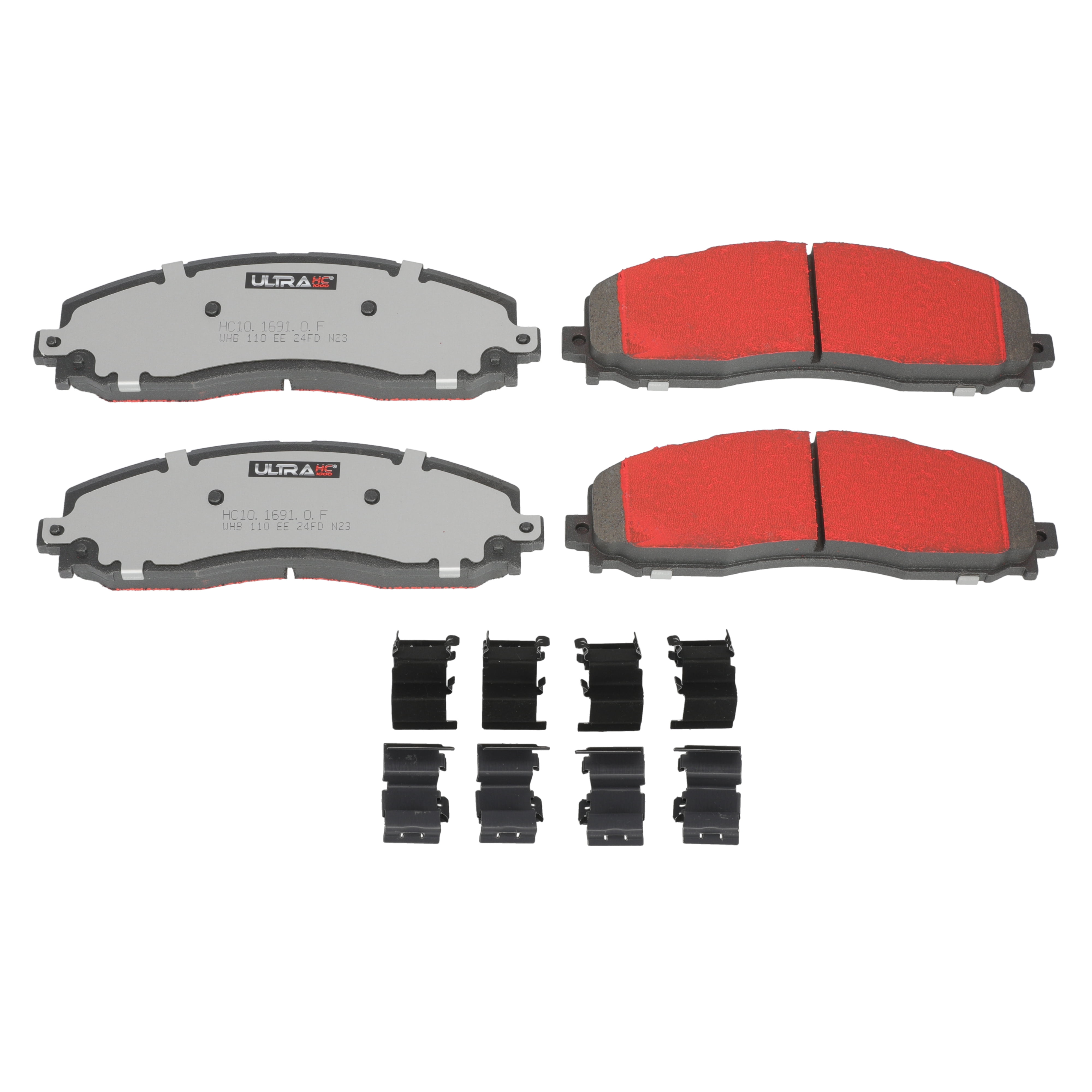 Ultra HC 1000 Brake Pad Set, Rear HC10.1691.0.F, Ford F-250 Super Duty 2022-2013