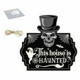 thumbnail image 3 of Pumpkin Vampire Door Sign Hanging Halloween Hanging Door Sign for Holiday Parties Gate Decor, 3 of 4