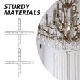 thumbnail image 3 of 2 Sets Light Mount Brackets Ceiling Light Fixtures Metal Lamp Fittings Canopy Light Crossbar Brackets, 3 of 9