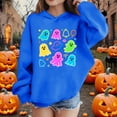 thumbnail image 3 of bbymog Halloween Clothes for Girls Boys Spooky Long Sleeve Pullover Hoodies Fall Hoodie for Boys Blue 7 Years, 3 of 10