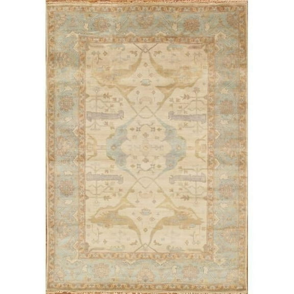Pasargad Home PS-1 13X18 Pasargad Home Oushak Collection Hand-Knotted Lamb's Wool Area Rug- 12' 5' X 17'11'