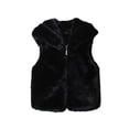 thumbnail image 1 of Gibobby Chamarra de forro polar para niños y niñasChaqueta para niñas pequeñas, moda de otoño e invierno, chaquetas con cuello de lana para niños pequeño(Negro, 3-4 Años), 1 of 5