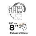 thumbnail image 3 of Tornillo de banco 8" tipo europeo de hierro nodular, Truper Truper TA-6-L, 3 of 3