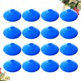 thumbnail image 3 of KAKOWELY 24 piezas de placa de entrenamiento de fútbol, cono de señalización, bandeja de marcador de obstáculos, bandeja de entrenamiento de fútbol, rojo, azul, verde y amarillo (azul), 3 of 5
