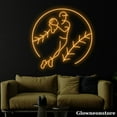 thumbnail image 4 of Glowneon Man Playing Baseball Neon Sign, Baseball Led Sign, Baseball Decor, Baseball Player Gifts, 4 of 5