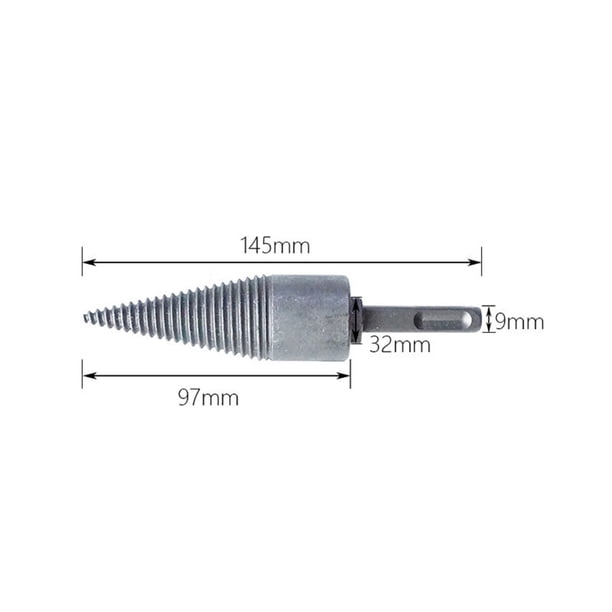Taladro para máquina de leña, escariador de madera, broca para herramienta de perforación de madera dividida Wmkox8yii hjk1248