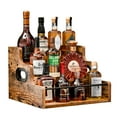 thumbnail image 1 of Estante expositor para botellas de licor, organizador de sirope de café KLM, 1 of 9