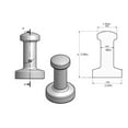 thumbnail image 5 of rattleware 56mm Espresso Tamper - Heavy Duty Commercial Grade, Flat Bottomed, Aluminum Design for Consistent Tamping - Easy-to-Clean, Barista-Approved Coffee Accessory, 5 of 7