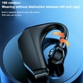 thumbnail image 5 of Ultra Open Ear Earbuds - Bone Conduction Earbuds with Wireless Bluetooth, Clip on Headphones, Over-The-Ear Earbuds Comfortable for Fitness, Running, and Gym Workouts, Designed for Small Ears(Black), 5 of 9